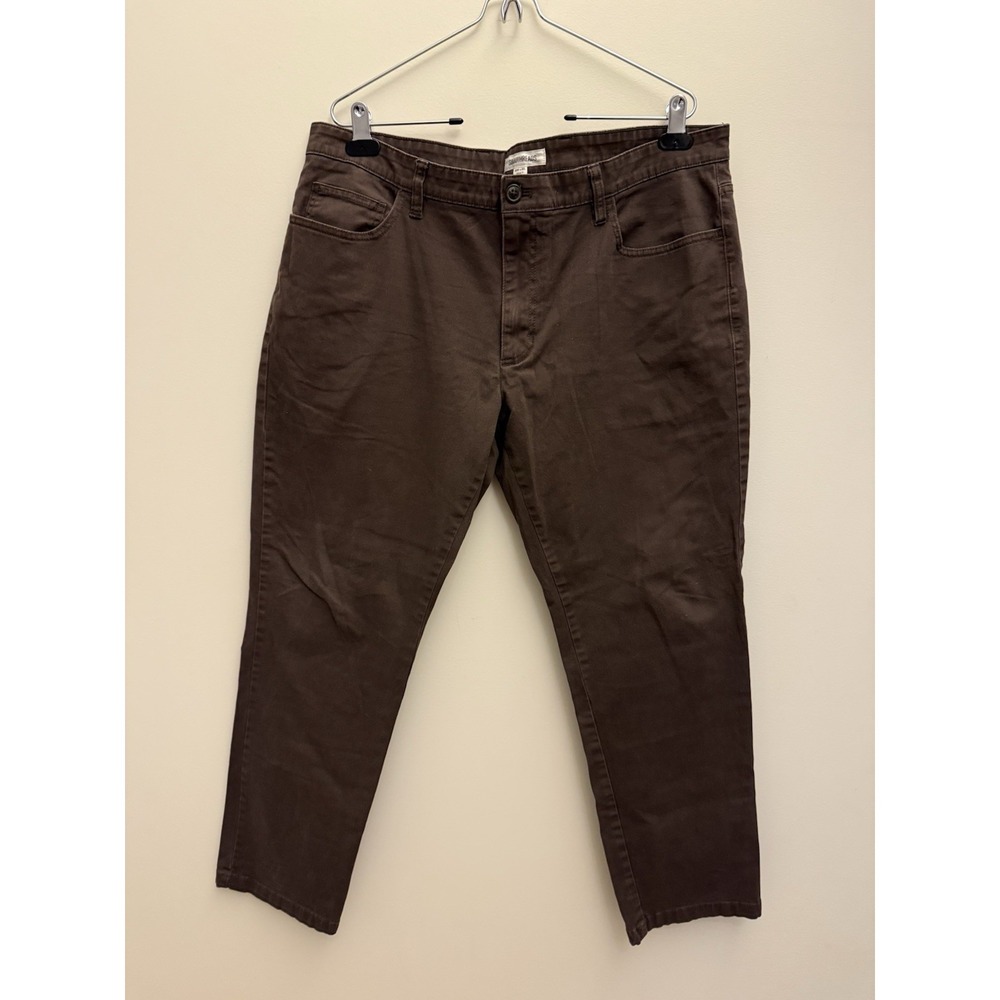 Goodthreads Mens‎ 38W x 30L Pants Chico Brown Skinny